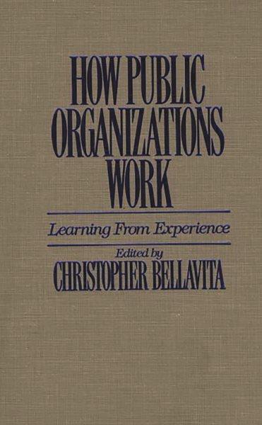 How public organizations work : learning from experience / edited by Christopher Bellavita.