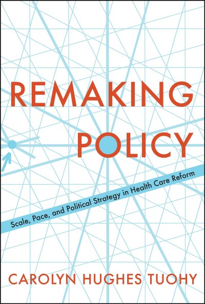 Remaking policy : scale, pace, and political strategy in health care reform / Carolyn Hughes Tuohy.