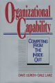 Organizational capability : competing from the inside out  Cover Image