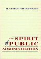 The spirit of public administration  Cover Image