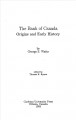 The Bank of Canada : origins and early history  Cover Image