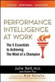 Go to record Performance intelligence at work : the five essentials to ...