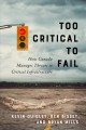 Too critical to fail : how Canada manages threats to critical infrastructure  Cover Image